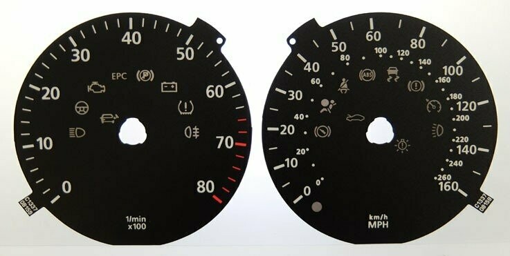 PASSAT PETROL MPH DIAL CONVERSION