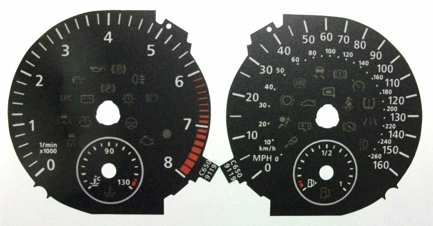 PASSAT PETROL MPH DIAL CONVERSION