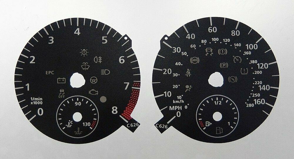 POLO GTi MPH DIAL CONVERSION