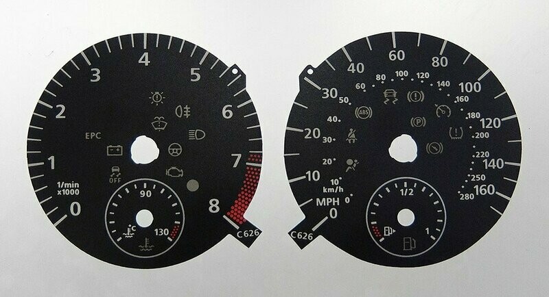 POLO GTi MPH DIAL CONVERSION
