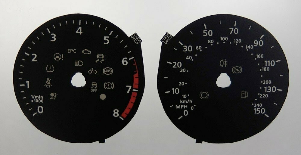 POLO PETROL MPH DIAL CONVERSION