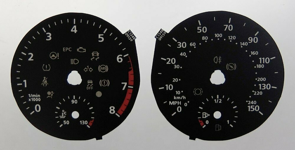 POLO PETROL MPH DIAL CONVERSION