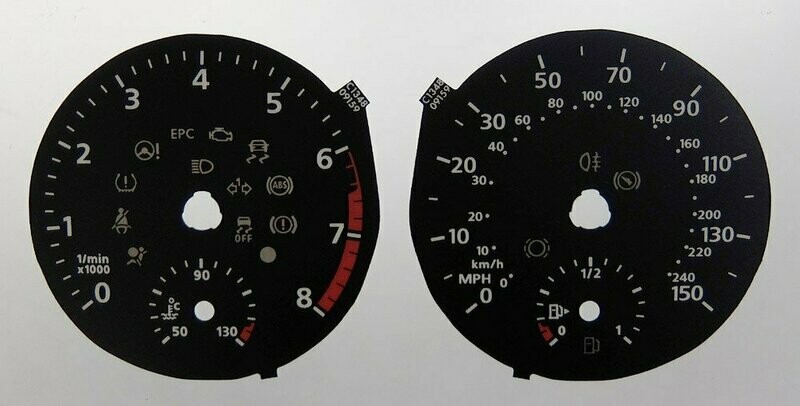 POLO PETROL MPH DIAL CONVERSION