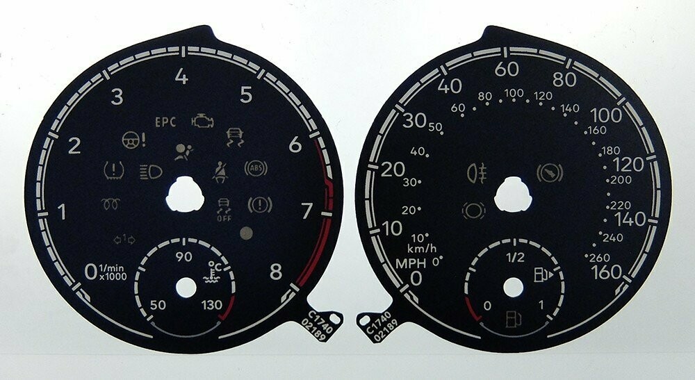 POLO PETROL MPH DIAL CONVERSION