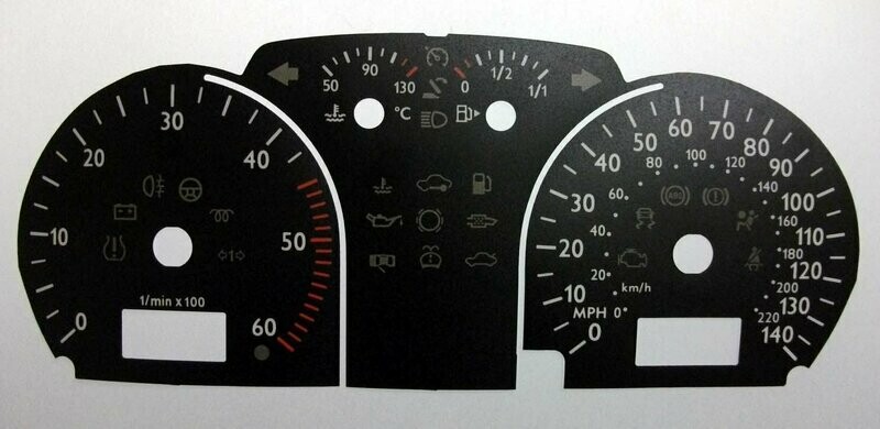 POLO DIESEL MPH DIAL CONVERSION