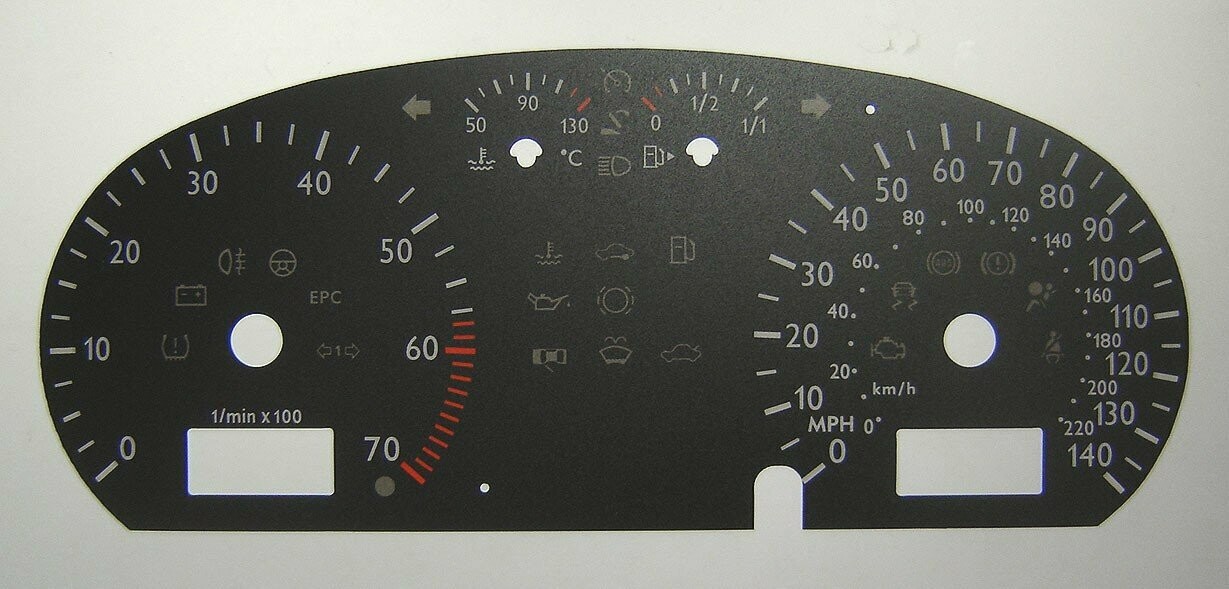 POLO PETROL MPH DIAL CONVERSION