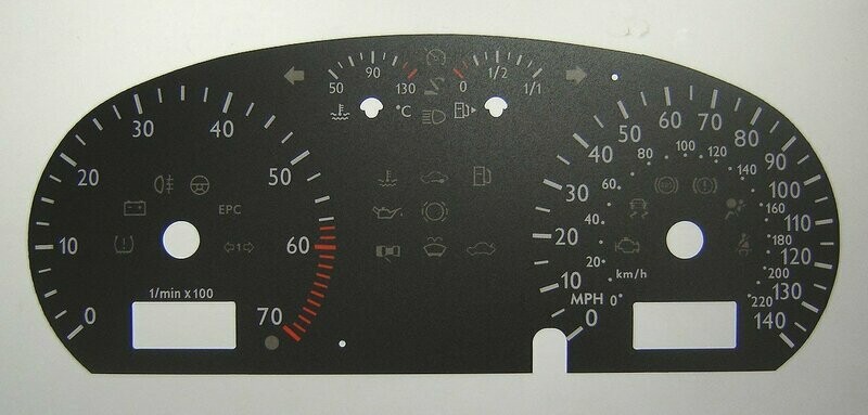 POLO PETROL MPH DIAL CONVERSION