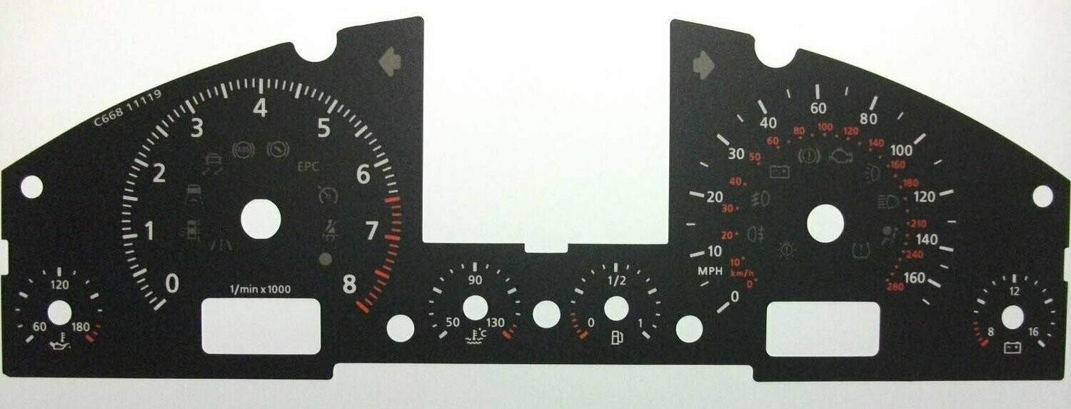 TOUAREG MPH DIAL CONVERSION