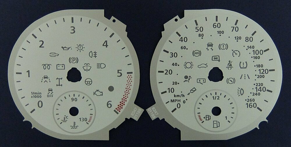 TRANSPORTER T5 MPH DIAL CONVERSION