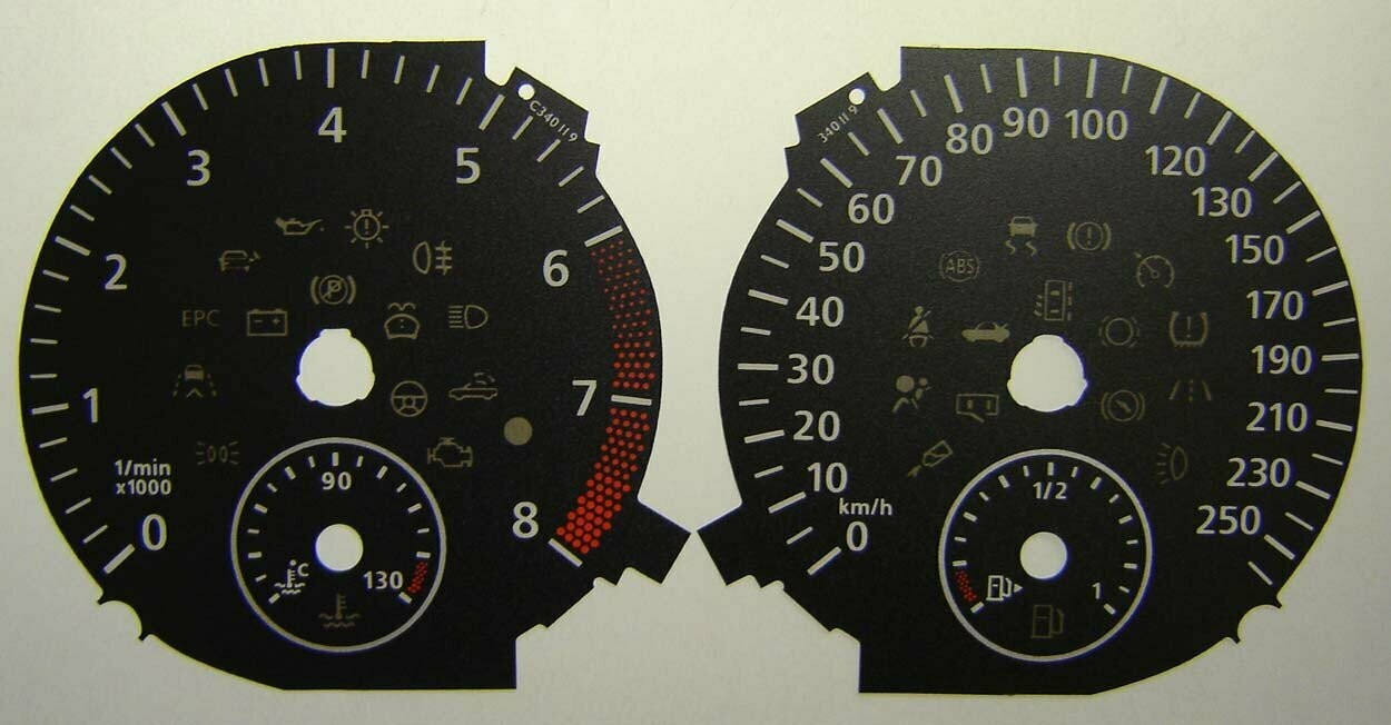 PASSAT PETROL KMH DIAL CONVERSION