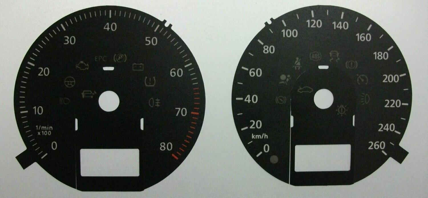 PASSAT PETROL KMH DIAL CONVERSION