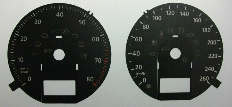 PASSAT PETROL KMH DIAL CONVERSION