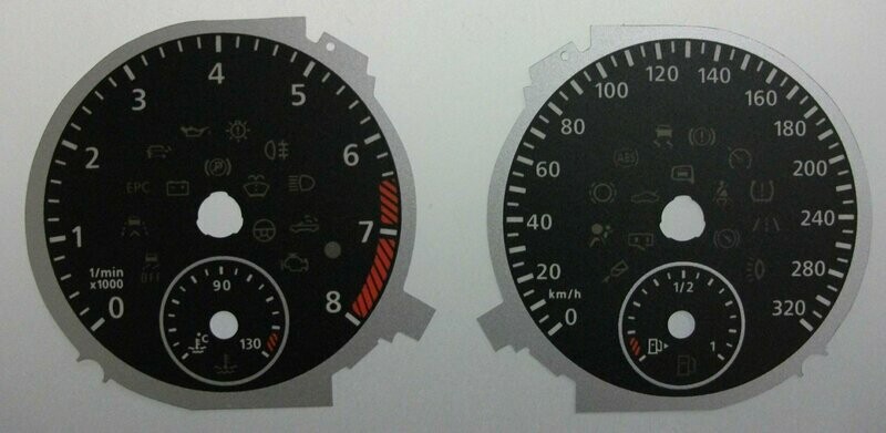 GOLF R KMH DIAL CONVERSION