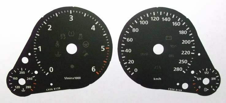 TOUAREG DIESEL KMH DIAL CONVERSION