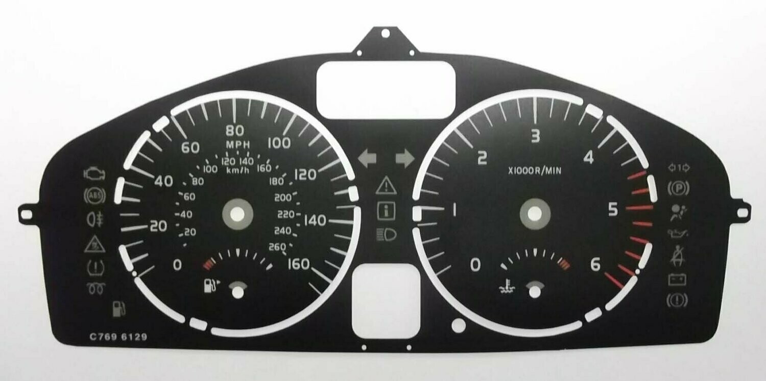 VOLVO DIESEL MPH DIAL CONVERSION