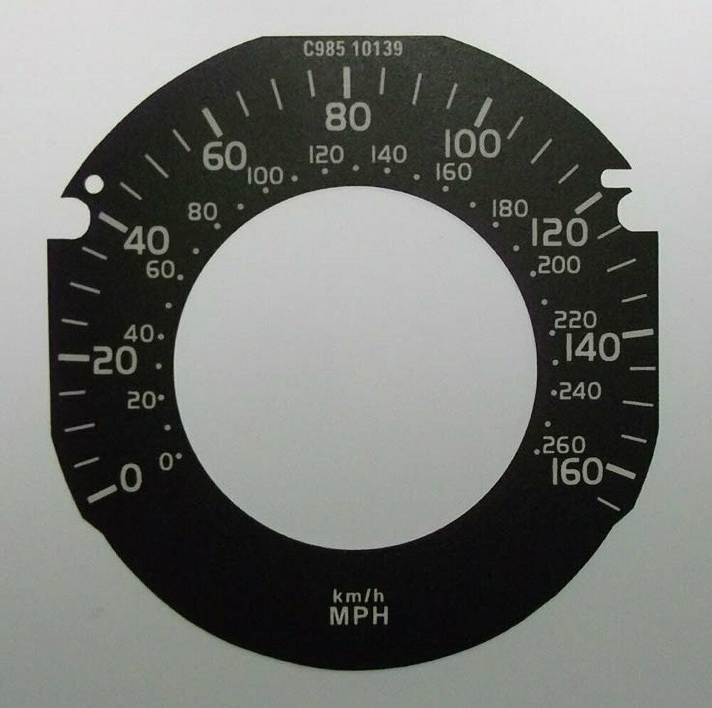 VOLVO MPH DIAL CONVERSION