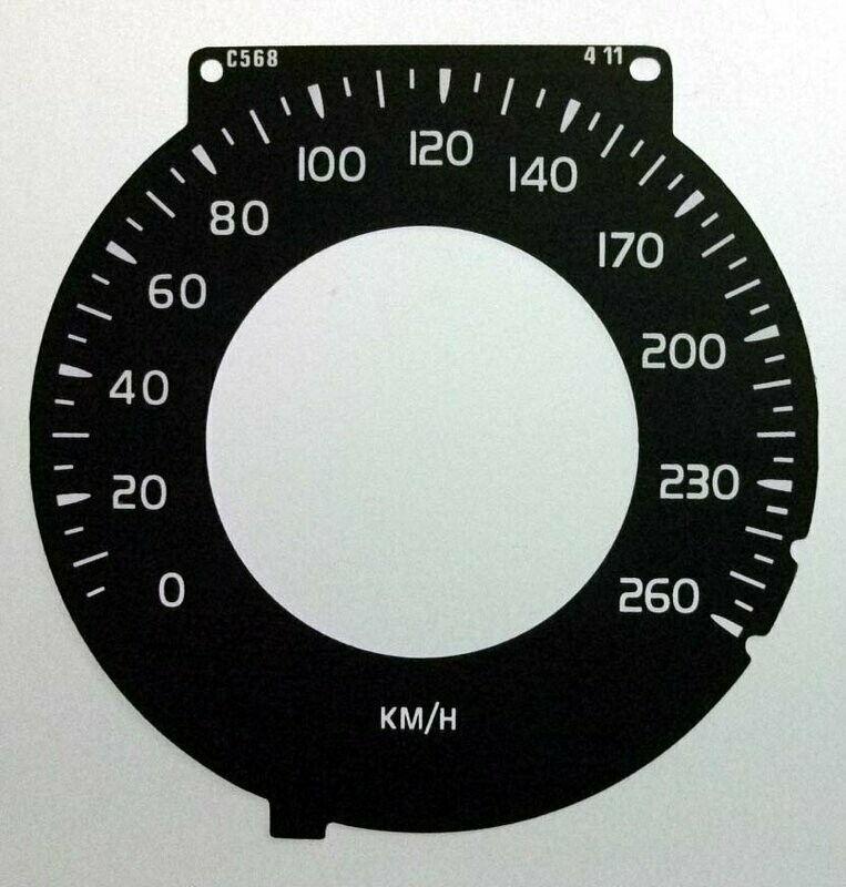 VOLVO KMH DIAL CONVERSION