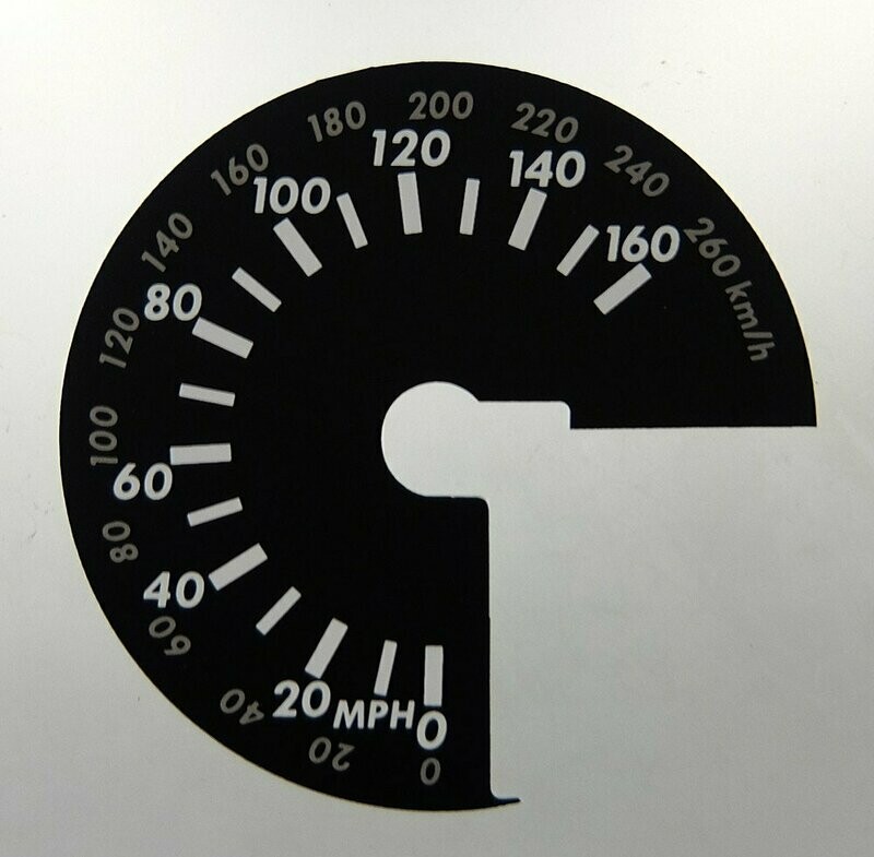 BMW K1200 MPH DIAL CONVERSION
