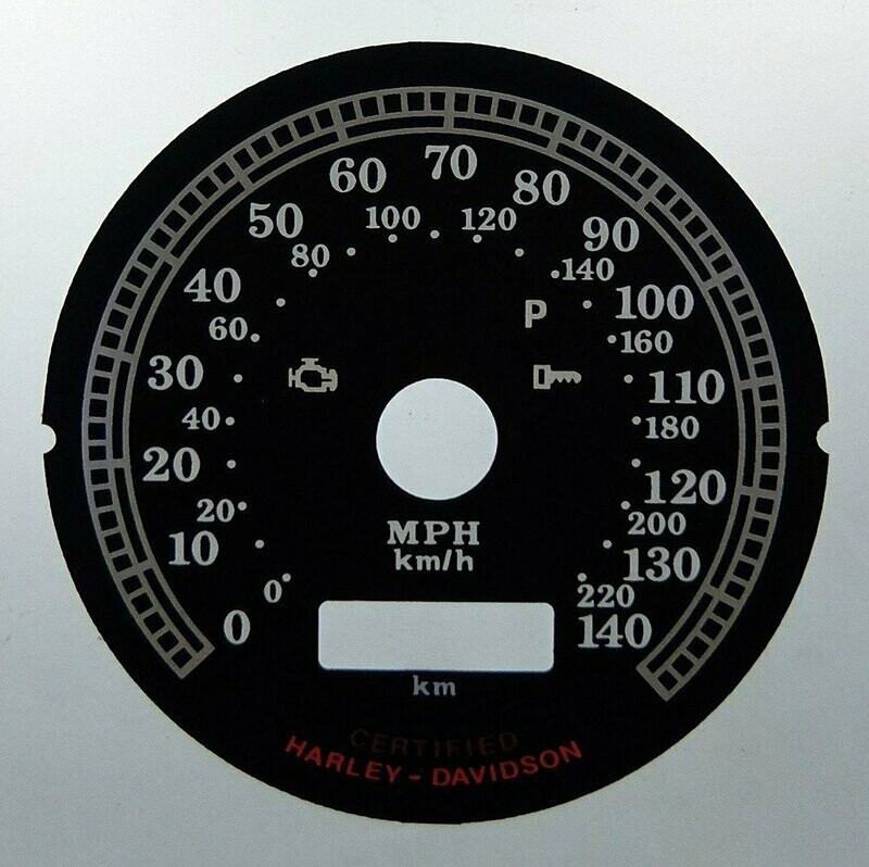 HARLEY DAVIDSON MPH DIAL CONVERSION