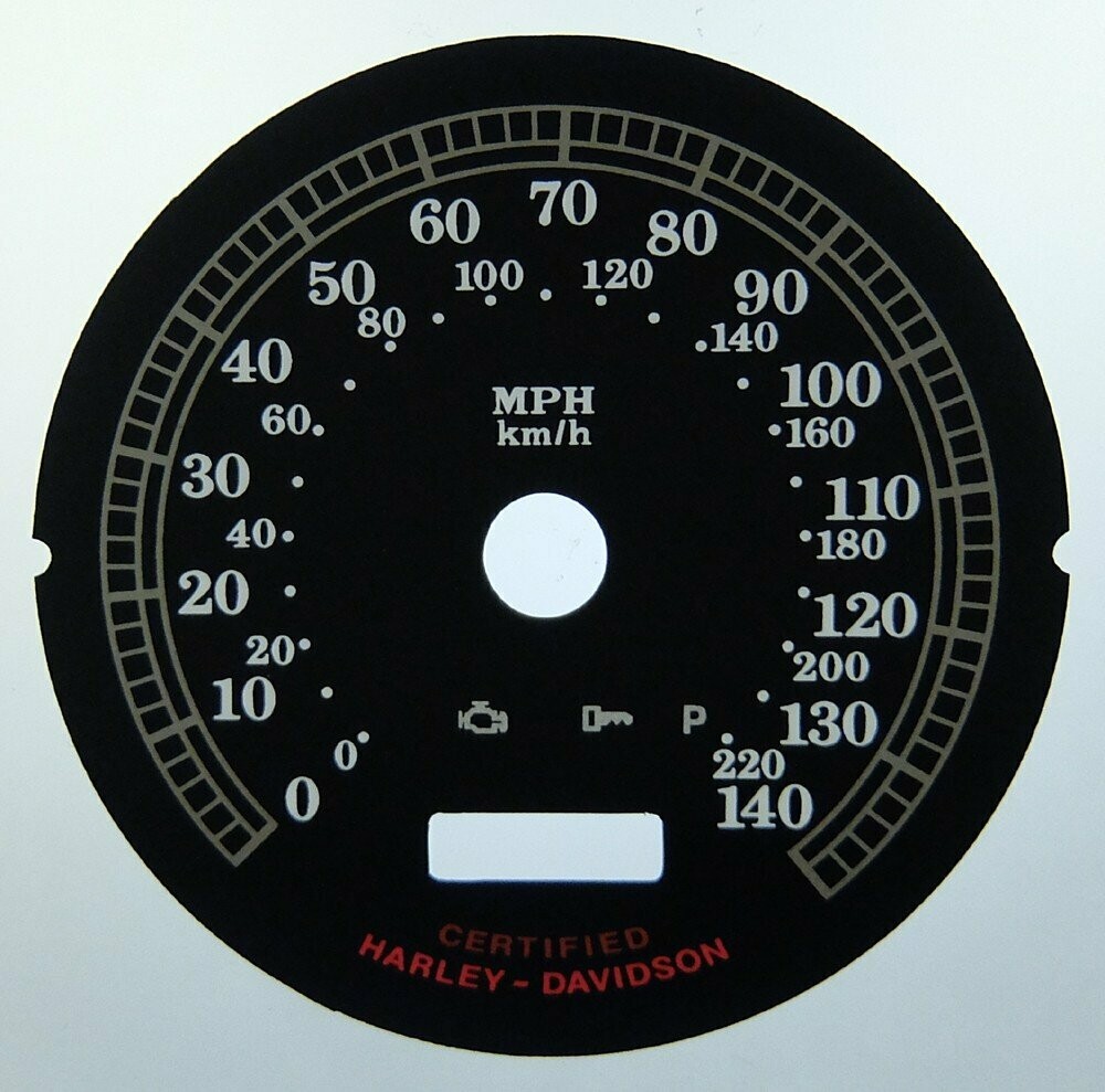 HARLEY DAVIDSON MPH DIAL CONVERSION