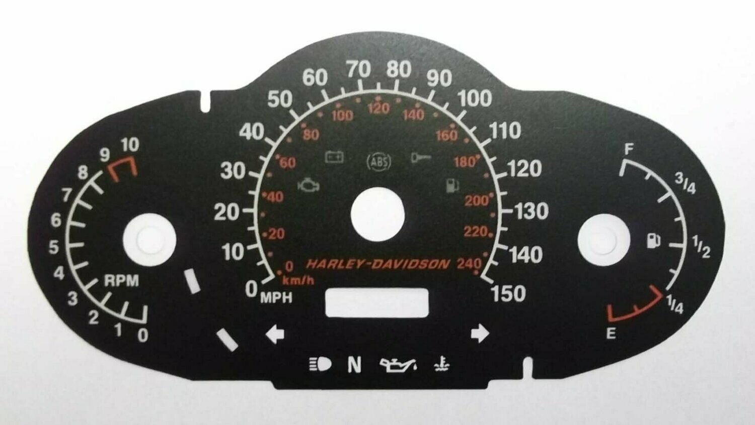 HARLEY DAVIDSON MPH DIAL CONVERSION