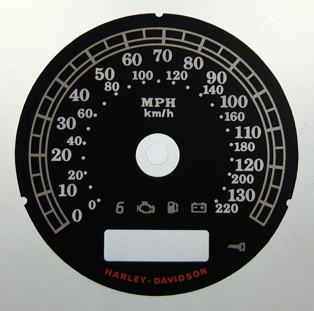 HARLEY DAVIDSON MPH DIAL CONVERSION