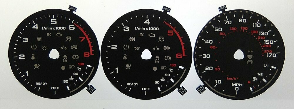 A3 / Q2 MPH DIAL CONVERSION KIT