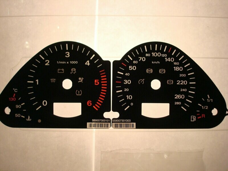A6/7/8 MPH TO KMH DIAL CONVERSION KIT