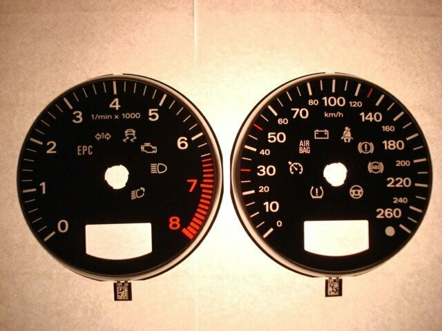 A3 MPH TO KMH DIAL CONVERSION KIT