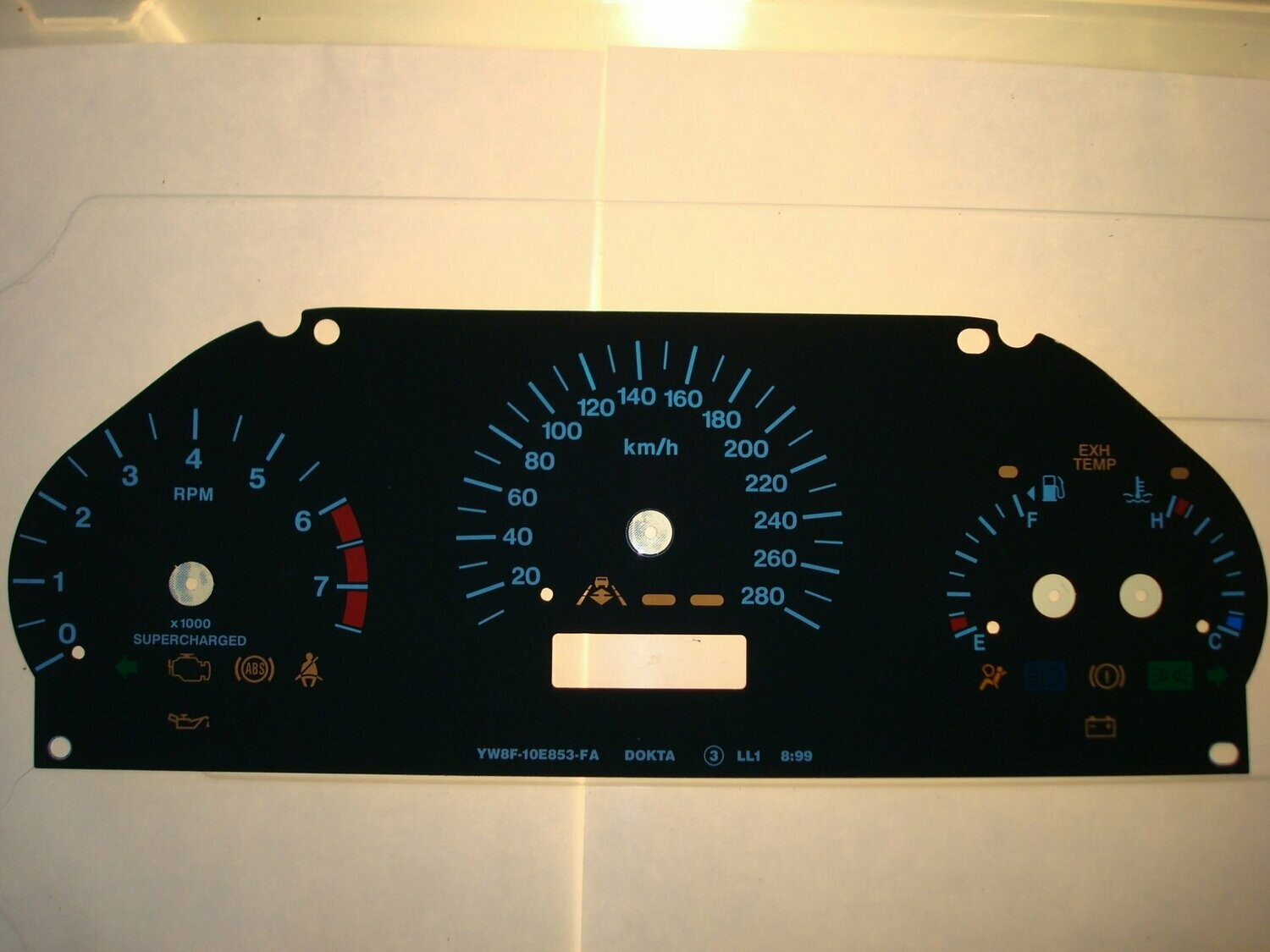 XJ / XK MPH to KMH DIAL CONVERSION