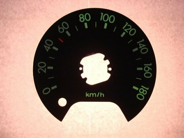 PICANTO MPH to KMH DIAL CONVERSION