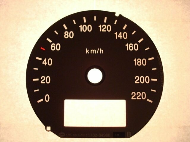 CARENS MPH to KMH DIAL CONVERSION