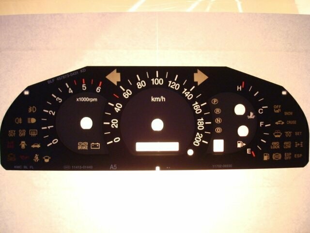 SORENTO KMH DIAL CONVERSION