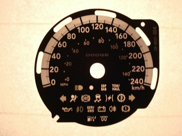 NITRO MPH to KMH DIAL CONVERSION