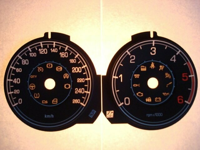 BRAVA / BRAVO MPH to KMH DIAL CONVERSION