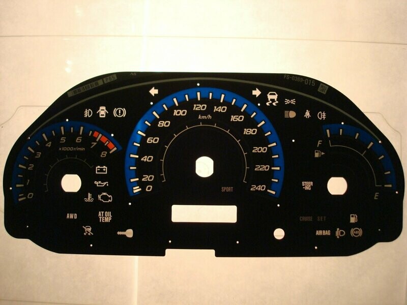 FORESTER / IMPREZA MPH to KMH DIAL CONVERSION