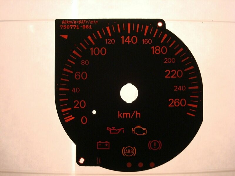 EVO 7/8/9  MPH to KMH DIAL CONVERSION