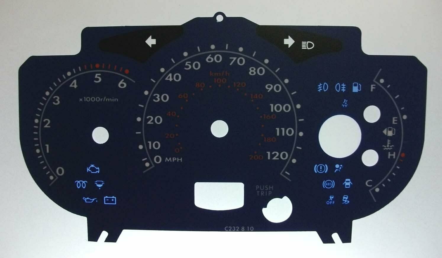 L200 MPH DIAL CONVERSION