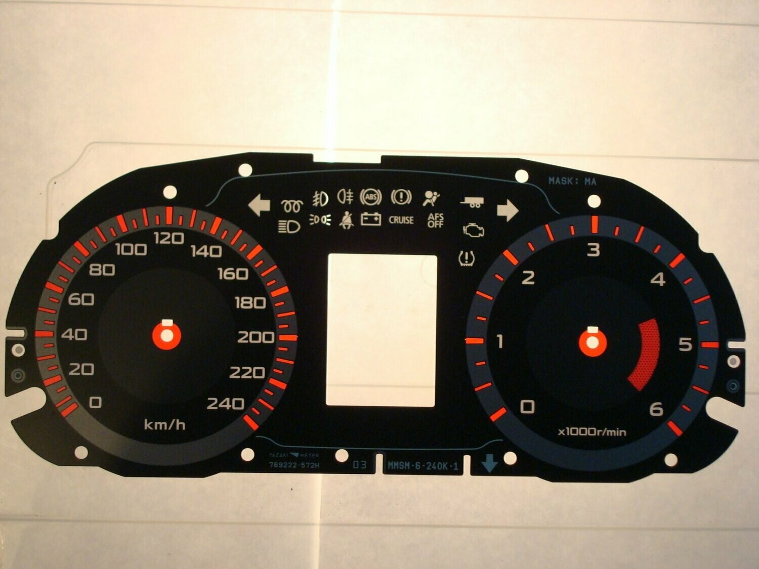 LANCER / OUTLANDER DIESEL MPH to KMH DIAL CONVERSION