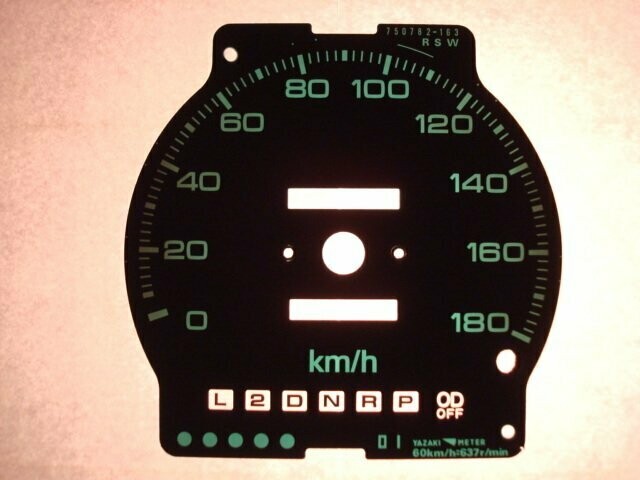 CHARIOT / GRANDIS KMH DIAL CONVERSION