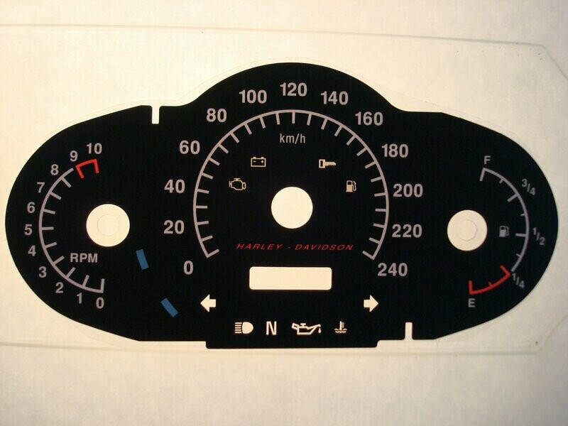 HARLEY DAVIDSON MPH to KMH DIAL CONVERSION
