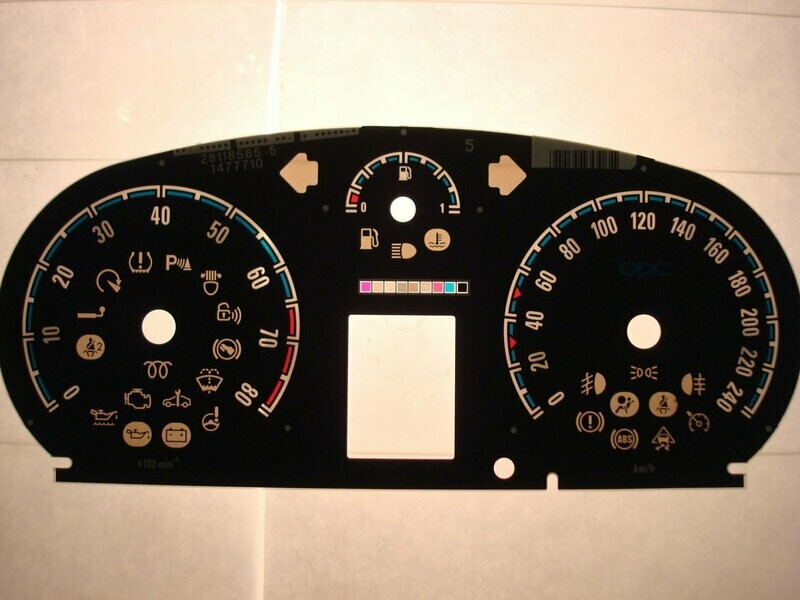 CORSA OPC MPH to KMH DIAL CONVERSION