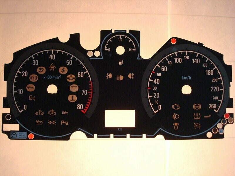 ASTRA / ZAFIRA MPH to KMH DIAL CONVERSION