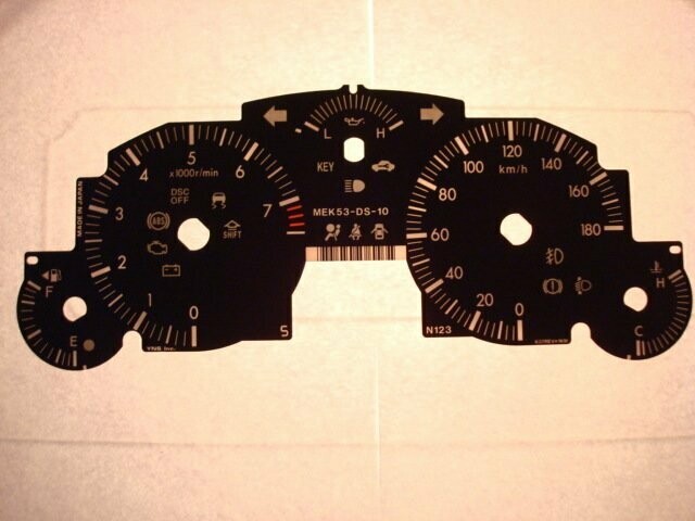 MX-5 MK3 MPH to KMH DIAL CONVERSION
