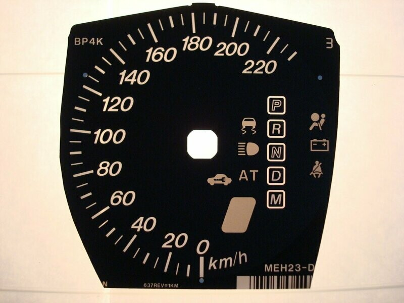 3 AUTO MPH to KMH DIAL CONVERSION