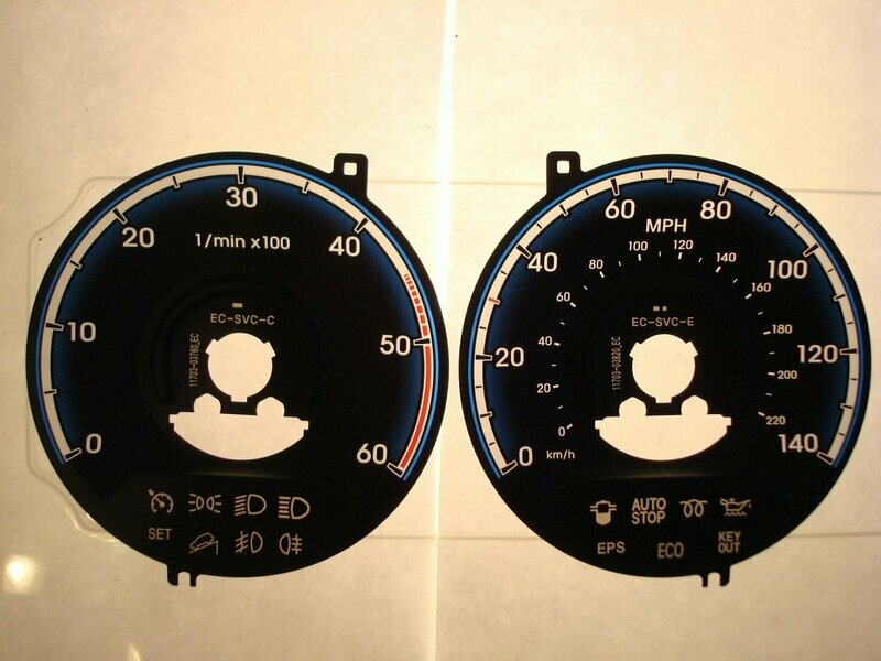 iX35 DIESEL MPH DIAL CONVERSION