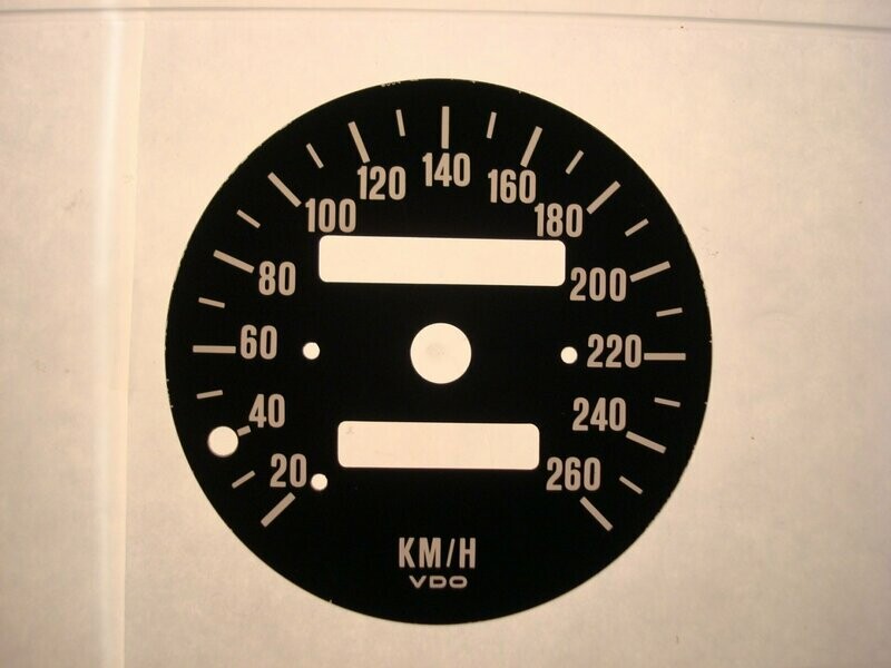 RV8 KMH DIAL CONVERSION