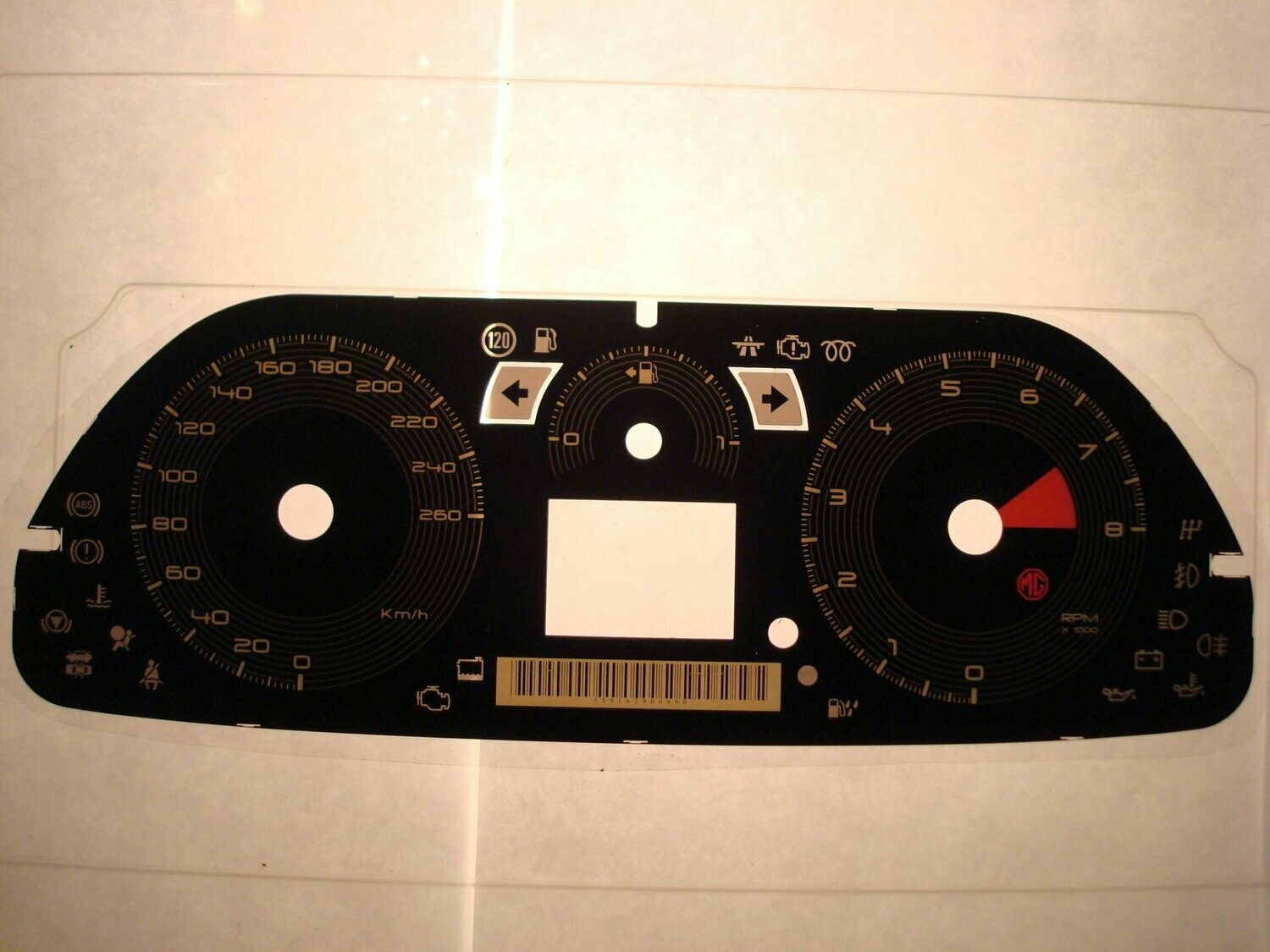 MG6 / TF KMH DIAL CONVERSION