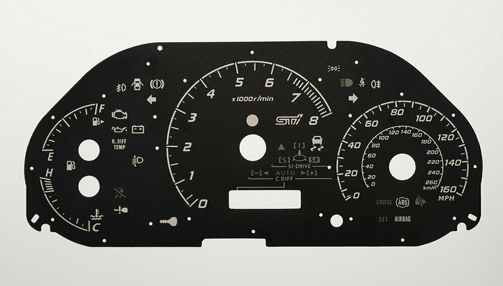 IMPREZA MPH DIAL CONVERSION