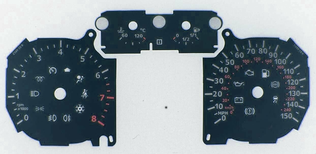 FOCUS / C-MAX KMH DIAL CONVERSION